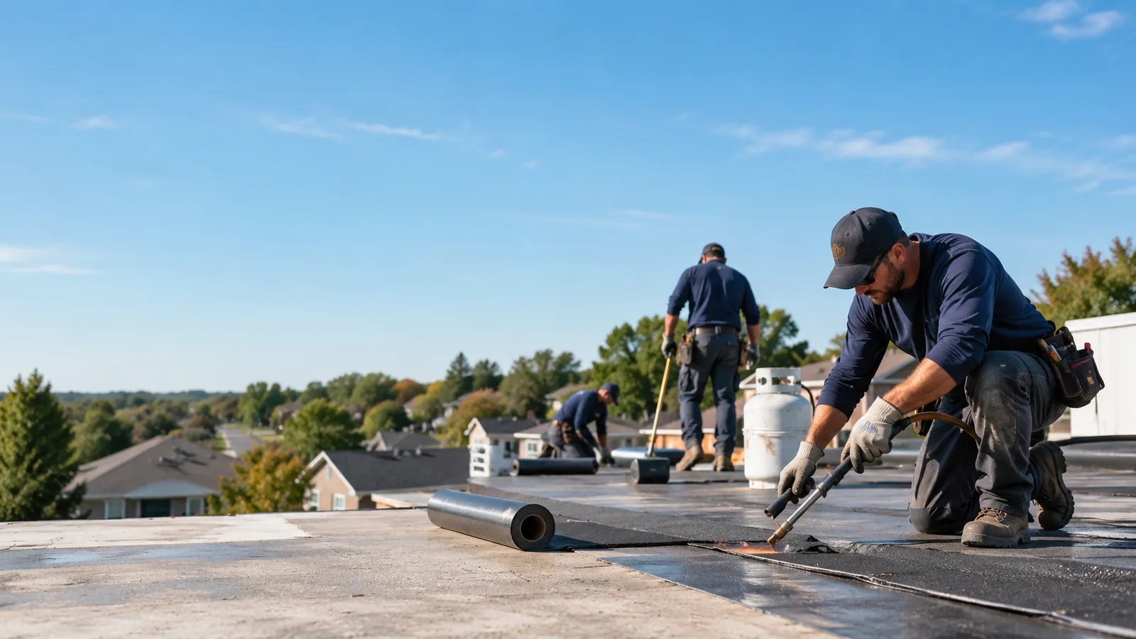 Flat Roof Leak Repair providers in Albion, OK